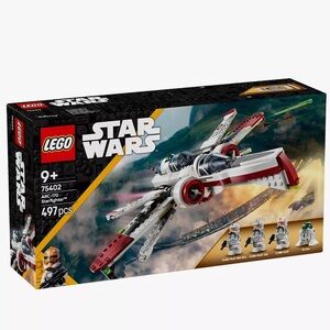 LEGO Star Wars ARC-170 Starfighter Building Set - White and Red Spacecraft 75402